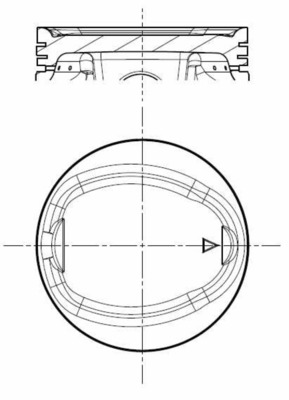 MAHLE 765 PI 40069 003 Πιστόνι for BAJAJ