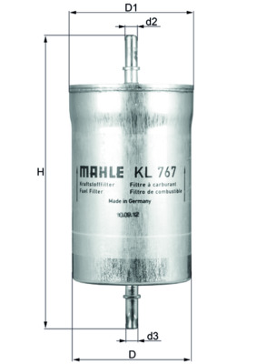 MAHLE KL 767 filtru...