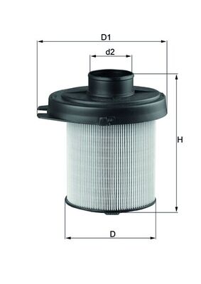 MAHLE LX 291 Air Filter