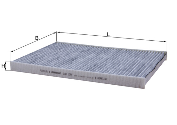 MAHLE LAK 159 Filter vnútorného priestoru