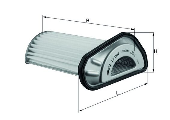 MAHLE LX 2002 Air Filter