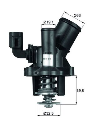 MAHLE TM 17 98 Termostat,...