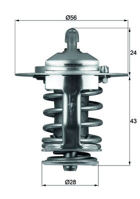 MAHLE TX 70 82 termosztát,...