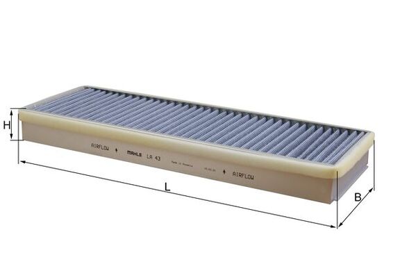 MAHLE LA 43 szűrő, utastér...