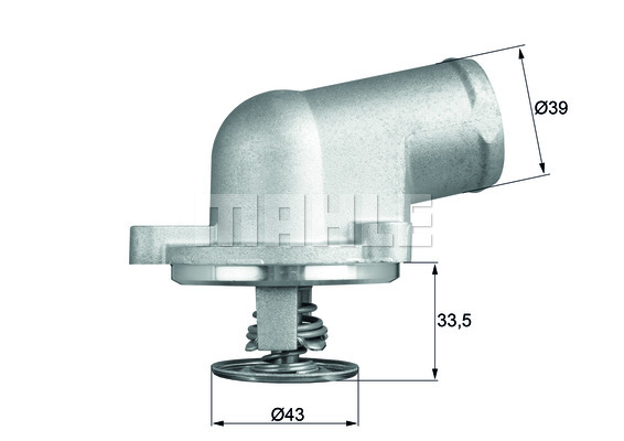 MAHLE TI 207 87D Termostat,...