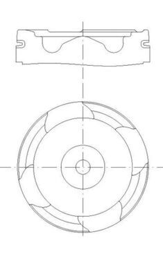 MAHLE 227 PI 00162 000 Piston