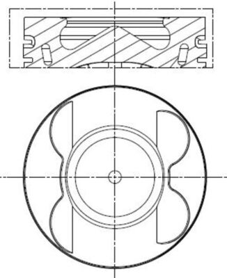 MAHLE 001 PI 00190 000 Píst