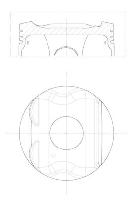 MAHLE 021 PI 00133 000 Πιστόνι for DACIA RENAULT