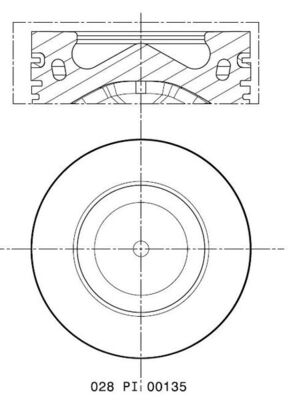 MAHLE 028 PI 00135 000 бутало