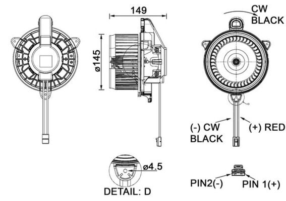 MAHLE AB 278 000P vnitřní...