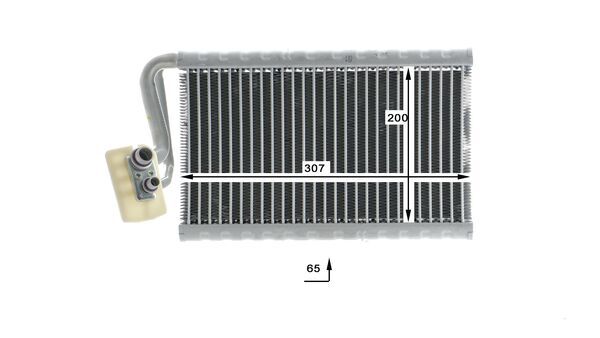 MAHLE AE 167 000P Fordamper, klimaanlegg