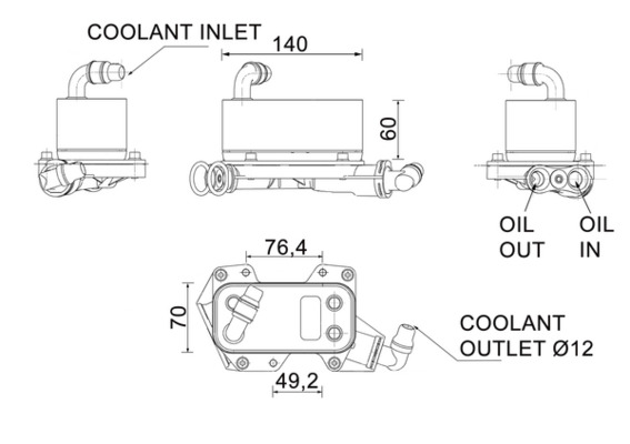 MAHLE CLC 132 000P Chladič...