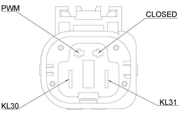 MAHLE CFF 404 000P Kjølevifte, motor
