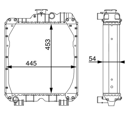 MAHLE CR 101 000S радиатор,...