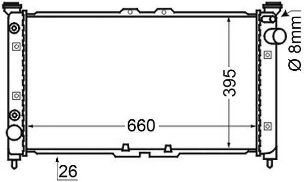 MAHLE CR 136 000S Ψυγείο,...