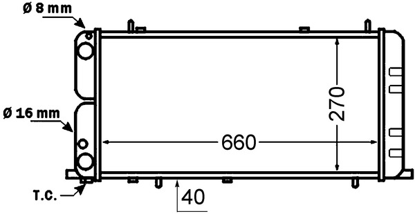 MAHLE CR 140 000S Ψυγείο,...