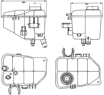 MAHLE CRT 126 000S Vas de...