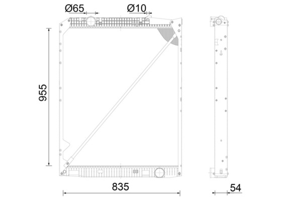 MAHLE CR 670 001S радиатор,...