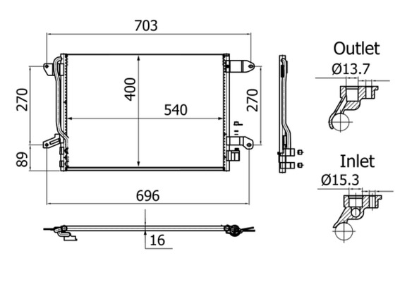 MAHLE AC 864 001S BEHR...