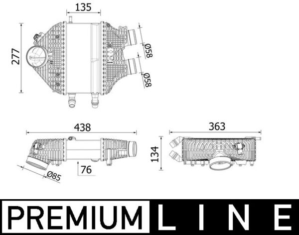 MAHLE CI 618 000P chladič...