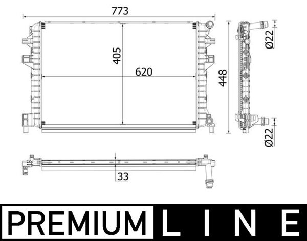 MAHLE CIR 34 000P Ψυγείο...