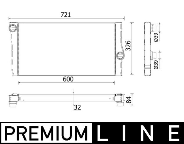 MAHLE CR 957 000P радиатор,...