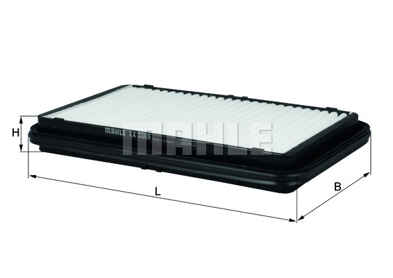 MAHLE LX 3369 Air Filter for HOLDEN SUZUKI