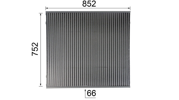 Radiator Core, charge air cooler 5