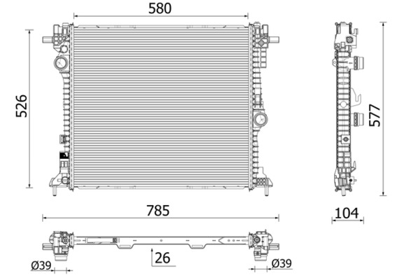 MAHLE CR 2599 000P...