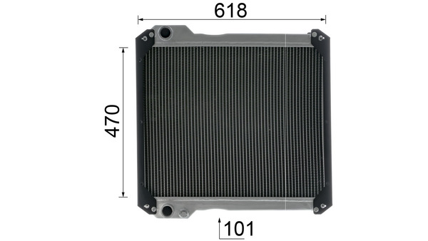 Radiator, engine cooling 6