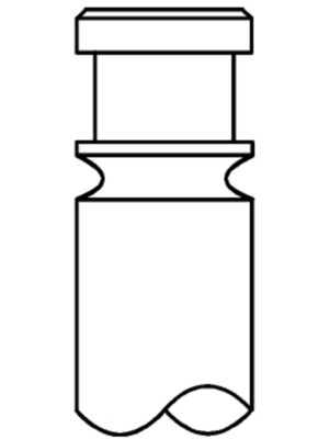 MAHLE 037 VE 31084 000 Intake Valve Intake Side for VOLVO