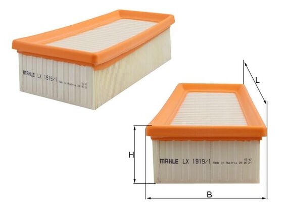 MAHLE LX 1919/1 Air Filter...