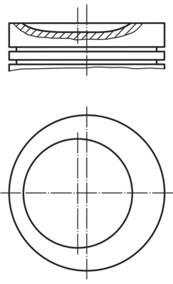 MAHLE 081 21 02 Píst