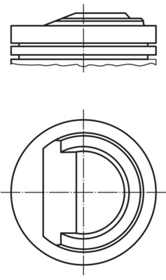 MAHLE 021 23 01 Piston for RENAULT