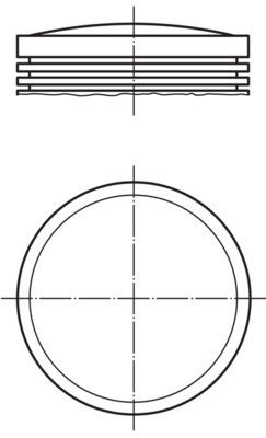 MAHLE 029 51 00 Píst