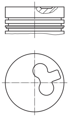 MAHLE 011 54 01 Píst