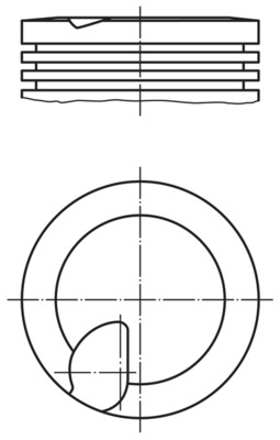 MAHLE 038 41 02 Piston for VOLVO