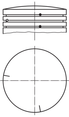 MAHLE 034 10 08 Piston