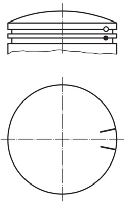 MAHLE 221 23 00 Piston