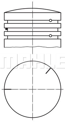 MAHLE 034 11 08 Piston