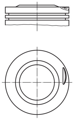 MAHLE 002 25 01 Píst