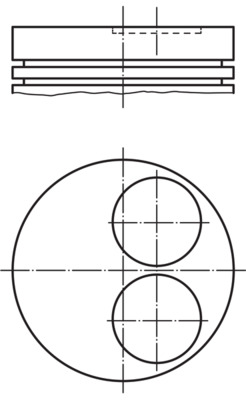 MAHLE 503 66 00 Piston