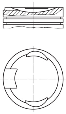 MAHLE 151 84 00 Piston