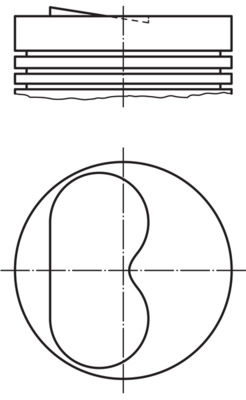 MAHLE 011 98 00 Πιστόνι