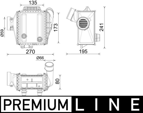 MAHLE CI 639 000P chladič...