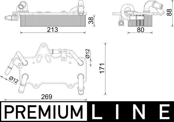 MAHLE CLC 283 000P маслен...