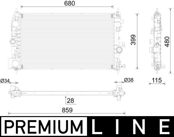 MAHLE CR 1782 000P...