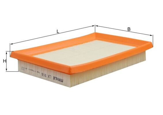 MAHLE LX 916 Air Filter