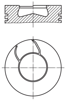 MAHLE 008 41 00 Piston for IVECO