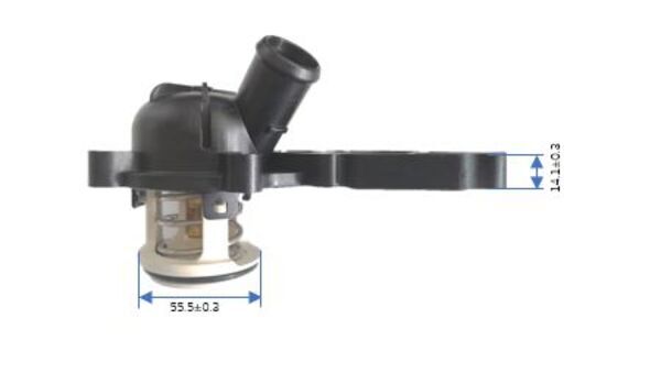 Thermostat, coolant